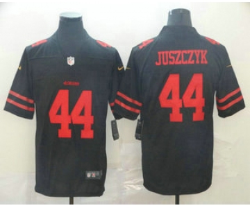 Men's San Francisco 49ers #44 Kyle Juszczyk Black 2017 Vapor Untouchable Stitched NFL Nike Limited Jersey