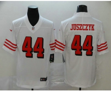 Men's San Francisco 49ers #44 Kyle Juszczyk White New 2018 Color Rush Vapor Untouchable Limited Jersey