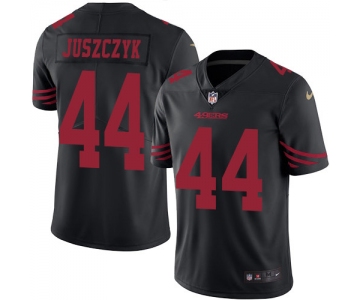 Nike 49ers #44 Kyle Juszczyk Black Men's Stitched NFL Limited Rush Jersey