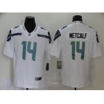 Men's Seattle Seahawks #14 D.K. Metcalf White 2017 Vapor Untouchable Stitched NFL Nike Limited Jersey