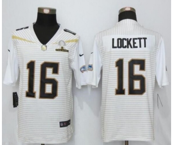 Men's Seattle Seahawks #16 Tyler Lockett White 2016 Pro Bowl Stitched NFL Nike Elite Jersey