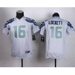 Youth Seattle Seahawks #16 Tyler Lockett Nike Gray Game Jersey