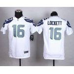 Youth Seattle Seahawks #16 Tyler Lockett Nike White Game Jersey