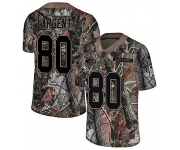 Nike Seahawks #80 Steve Largent Camo Men's Stitched NFL Limited Rush Realtree Jersey