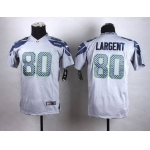 Youth Seattle Seahawks #80 Steve Largent Nike Gray Game Jersey