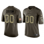 Youth Seattle Seahawks Custom Olive Camo Salute To Service Veterans Day NFL Nike Limited Jersey