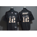 Men's Tampa Bay Buccaneers #12 Tom Brady 2019 Black Statue Of Liberty Stitched NFL Nike Limited Jersey