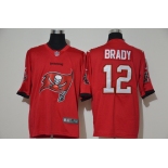 Men's Tampa Bay Buccaneers #12 Tom Brady Red 2020 Big Logo Vapor Untouchable Stitched NFL Nike Fashion Limited Jersey