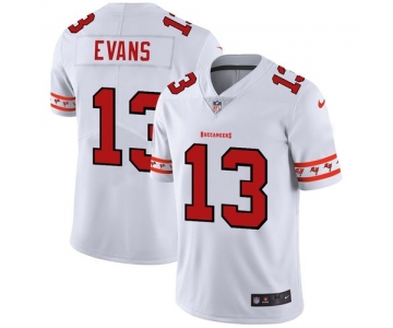 Men's Tampa Bay Buccaneers #13 Mike Evans Nike White Team Logo Vapor Limited NFL Jersey