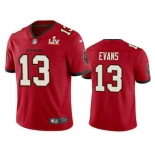Men's Tampa Bay Buccaneers #13 Mike Evans Red 2021 Super Bowl LV Vapor Untouchable Stitched Nike Limited NFL Jersey