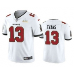 Men's Tampa Bay Buccaneers #13 Mike Evans White 2021 Super Bowl LV Vapor Untouchable Stitched Nike Limited NFL Jersey