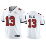 Men's Tampa Bay Buccaneers #13 Mike Evans White 2021 Super Bowl LV Vapor Untouchable Stitched Nike Limited NFL Jersey