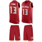 Nike Buccaneers #13 Mike Evans Red Team Color Men's Stitched NFL Limited Tank Top Suit Jersey
