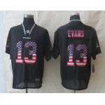Nike Tampa Bay Buccaneers #13 Mike Evans 2014 USA Flag Fashion Black Elite Jersey