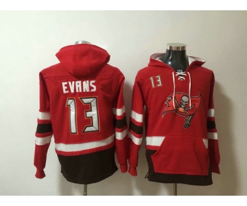 Nike Tampa Bay Buccaneers #13 Mike Evans Red Stitched Pullover Hoodie