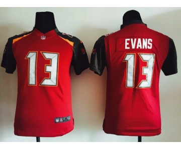 Youth Tampa Bay Buccaneers #13 Mike Evans Red Team Color NFL Nike Game Jersey