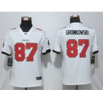 Women's Tampa Bay Buccaneers #87 Rob Gronkowski White 2020 NEW Vapor Untouchable Stitched NFL Nike Limited Jersey