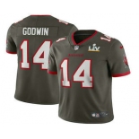 Men's Tampa Bay Buccaneers #14 Chris Godwin Grey 2021 Super Bowl LV Vapor Untouchable Stitched Nike Limited NFL Jersey