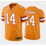 Men's Tampa Bay Buccaneers #14 Chris Godwin Orange Vapor Untouchable Limited Stitched Jersey
