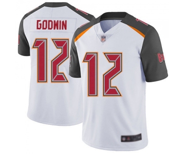 Nike Buccaneers #12 Chris Godwin White Men's Stitched NFL Vapor Untouchable Limited Jersey