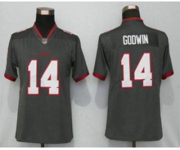 Women's Tampa Bay Buccaneers #14 Chris Godwin Grey 2020 NEW Vapor Untouchable Stitched NFL Nike Limited Jersey