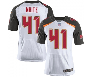 Buccaneers #41 Devin White White Men's Stitched Football New Elite Jersey