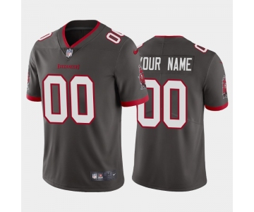 Custom Men's Tampa Bay Buccaneers 2020 Vapor Limited Gray Nike Jersey
