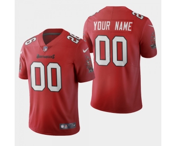 Custom Men's Tampa Bay Buccaneers 2020 Vapor Limited Red Nike Jersey