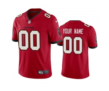 Men's Tampa Bay Buccaneers Custom Red 2020 Vapor Limited Nike Jersey