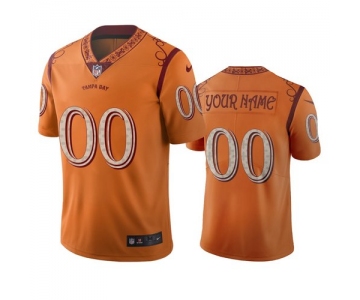 Tampa Bay Buccaneers Custom Orange Vapor Limited City Edition Jersey