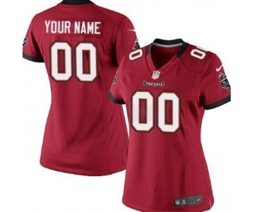 Women's Nike Tampa Bay Buccaneers Customized Red Limited Jersey