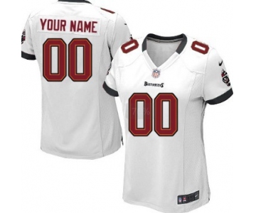 Women's Nike Tampa Bay Buccaneers Customized White Game Jersey