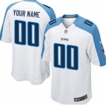 Men's Nike Tennessee Titans Customized White Limited Jersey