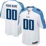 Men's Nike Tennessee Titans Customized White Limited Jersey