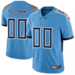 Men's Womens Youth Kids Tennessee Titans Custom Nike Light Blue Alternate Customized Vapor Untouchable Limited NFL Jersey