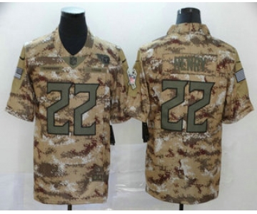Men's Tennessee Titans #22 Derrick Henry Nike Camo 2018 Salute to Service Stitched NFL Limited Jersey