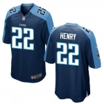 Youth Tennessee Titans #22 Derrick Henry Navy Blue Alternate Stitched NFL Nike Game Jersey