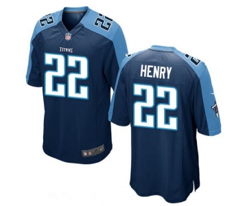 Youth Tennessee Titans #22 Derrick Henry Navy Blue Alternate Stitched NFL Nike Game Jersey
