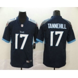 Men's Tennessee Titans #17 Ryan Tannehill Nike Navy Blue New 2018 Vapor Untouchable Limited Jersey