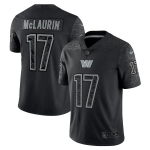 Men's Womens Youth Kids Washington Commanders #17 Terry McLaurin Nike Black RFLCTV Limited Jersey