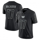 Men's Womens Youth Kids Washington Commanders #17 Terry McLaurin Nike Black RFLCTV Limited Jersey