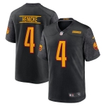 Men's Womens Youth Kids Washington Commanders #4 Taylor Heinicke Nike Black Vapor Limited Jersey