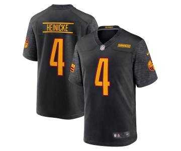 Men's Womens Youth Kids Washington Commanders #4 Taylor Heinicke Nike Black Vapor Limited Jersey