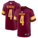Men's Womens Youth Kids Washington Commanders #4 Taylor Heinicke Nike Burgundy Vapor Limited Jersey