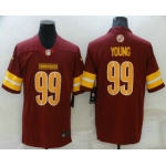 Men's Washington Commanders #99 Chase Young Red NEW 2022 Vapor Untouchable Stitched Nike Limited Jersey