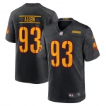 Men's Womens Youth Kids Washington Commanders #93 Jonathan Allen Nike Black Vapor Limited Jersey