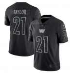 Men's Womens Youth Kids Washington Commanders #21 Sean Taylor Nike Black RFLCTV Limited Jersey