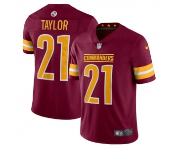 Men's Womens Youth Kids Washington Commanders #21 Sean Taylor Nike Burgundy Vapor Limited Jersey