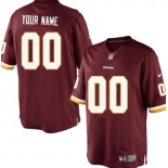 Kids' Nike Washington Redskins Customized Red Limited Jersey