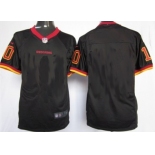 Men's Nike Washington Redskins Customized Black Limited Jersey